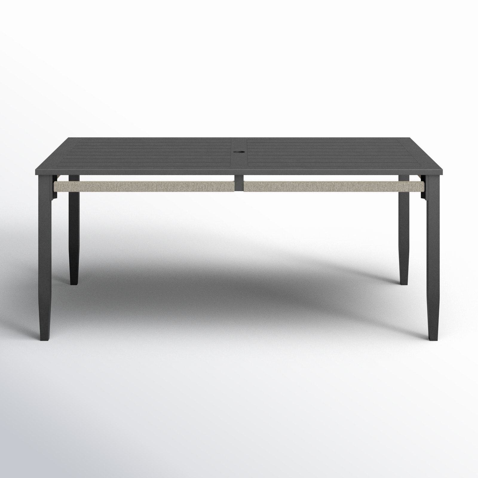 Evalyn 66'' Aluminum Outdoor Dining Table