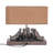 Ekkehard Resin Rabbit Table Lamp with Rectangle Linen Shade-94320528