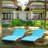 Outdoor Chaise Lounge , Cushion Included-1260214218