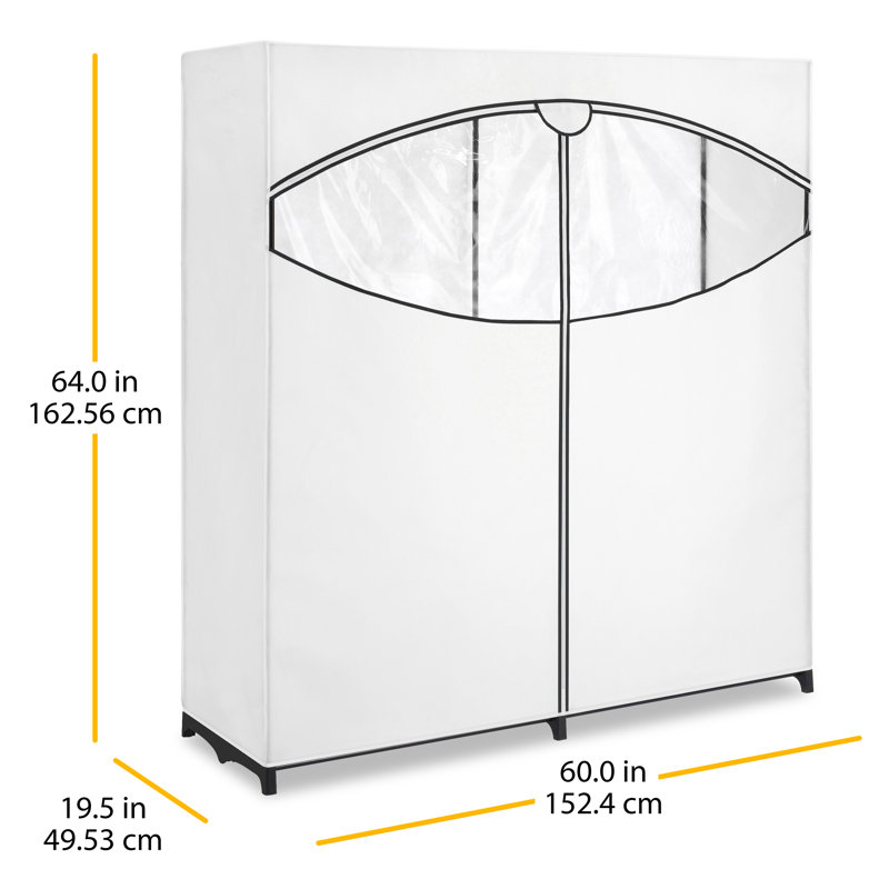 60'' Fabric Portable Wardrobe