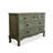 Green Solid Wood Accent Cabinet