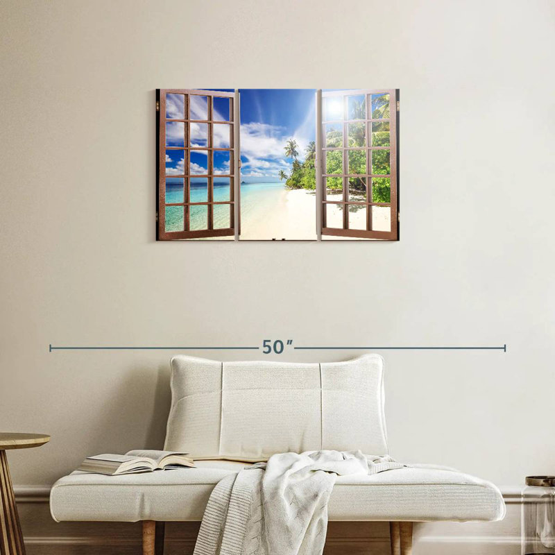 Gillard Faux Window, 20" H x 33" W