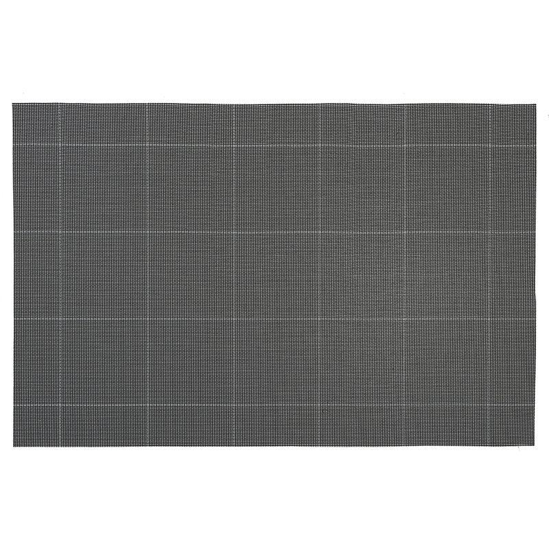 Ih Casadecor Geometric Placemat, Black