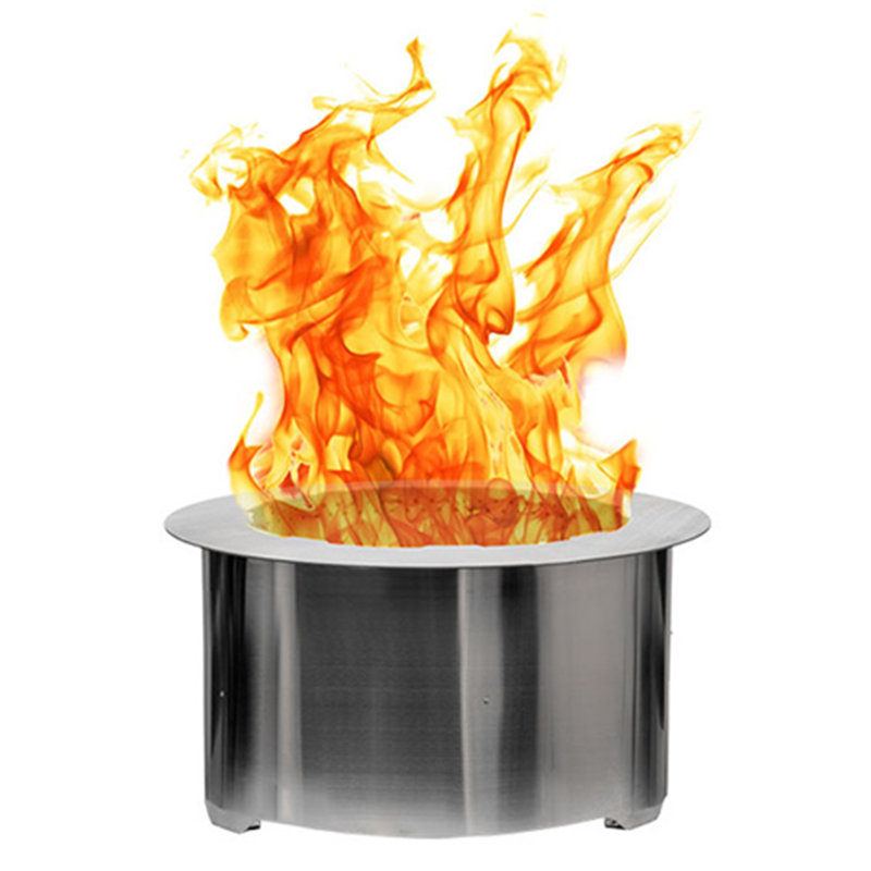 31-Inch Smokeless Stainless Steel Wood Burning Fire Pit