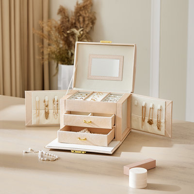 PU Leather Jewelry Box + Portable