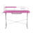 Desk,Carbon Computer Gaming Desk With Shelving, Pink