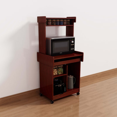 Microwave Cart Coffee Station Computer Cart
