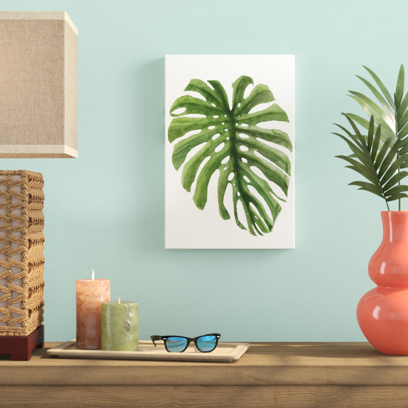 Tropical Breeze Leaves I by Naomi McCavitt - Painting Print, 46cm H x 30cm W, Wrapped Canvas