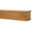 Tablette de manteau de cheminée en bois d'érable Muirwood Design transitionnel élégant avec plateau symétrique-86452903-86452904