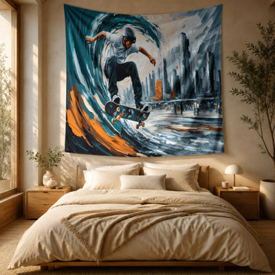 Tapisserie murale Sports Skateboarding