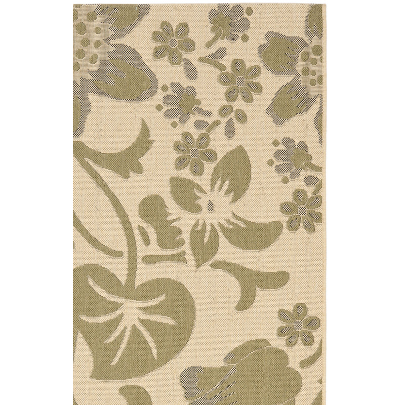 Marpain Performance Floral Rug, Rectangle 4' x 5'7"