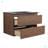 Lucylla 30" Wall-Mounted Bathroom Vanity With Black Ceramic Sink