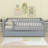 Daybed With Trundle And Fence Guardrails-715363291