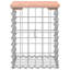 Banc de jardin en bois massif Vidaxl
