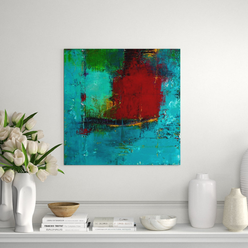 Mighty Ocean III Print by Ann Golumbuk, 30" H x 30" W, Plexi