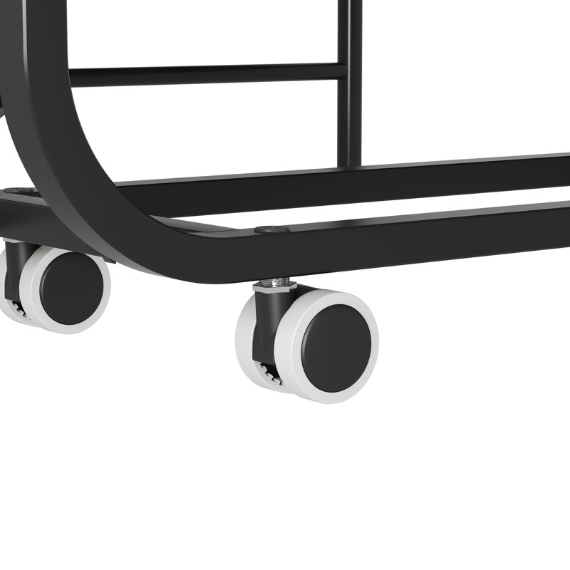 Lit pliant de 75 pouces avec matelas en mousse à mémoire de forme de 5 po, structure en métal portable, facile à ranger dans de petits espaces