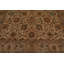 Tapis de zone en laine noué la agra brune 8 pi x 9 pi 1 po one-of-kind Slatington