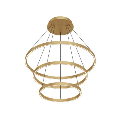 Cerchio 3 - Light Dimmable Tiered Chandelier