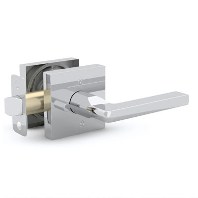 Poignée de porte intérieure réversible pour les chambres à coucher, les salles de bain et les couloirs Mega Handles | Serrures de porte modernes en acier inoxydable | Prise universelle