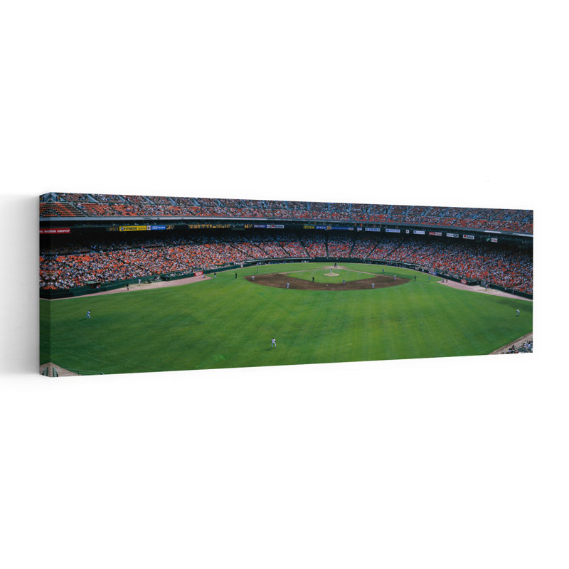 Giants Baseball Stadium, San Francisco, Californie, États-Unis, art mural contemporain, H 12 po x l 36 po