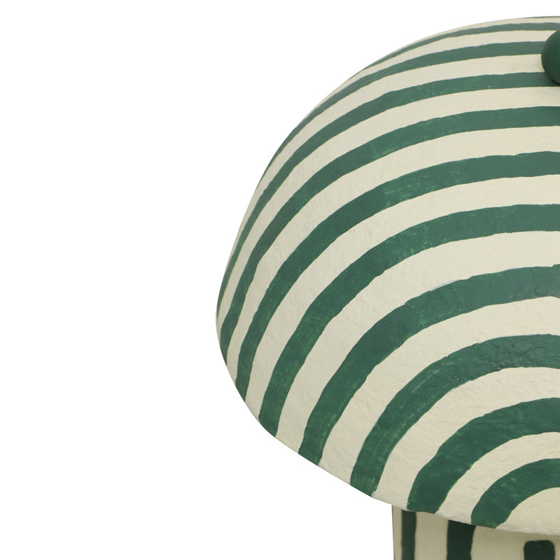 Lampe de table Jamia, Vert/blanc, Vert/blanc