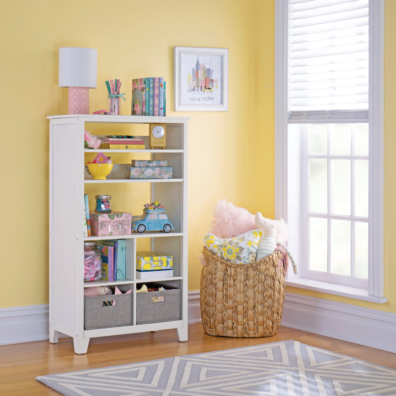Martha Stewart Living & Learning  Kids Tall Bookcase 48" H x 22" W, Creamy White