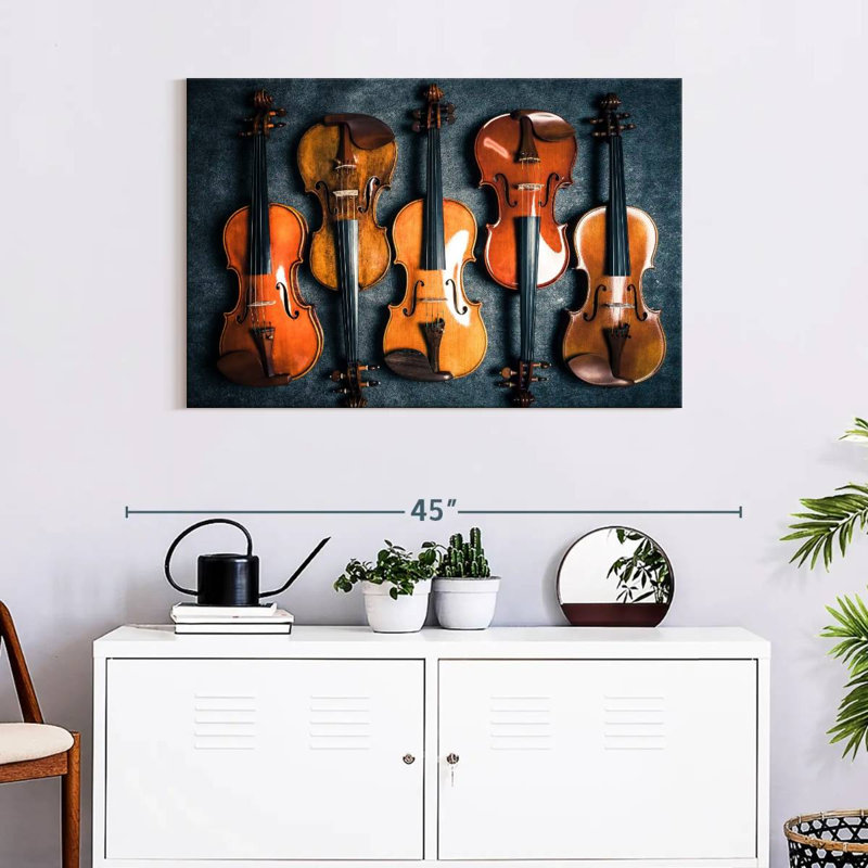 Abarca Violin Collection, 24" H x 36" W