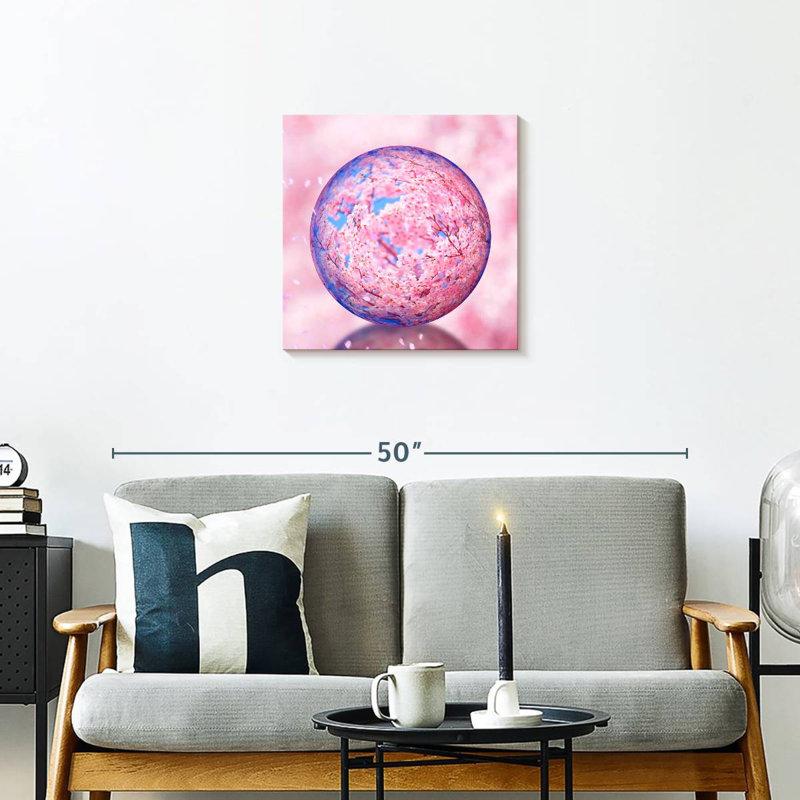 Harnek Sakura Crystal Orb, 20'' H x 20'' W