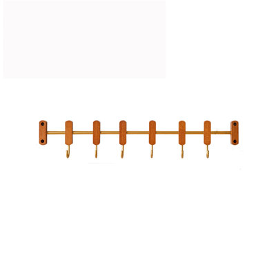 Adjustable Solid Wood Wall-Mounted Coat Rack