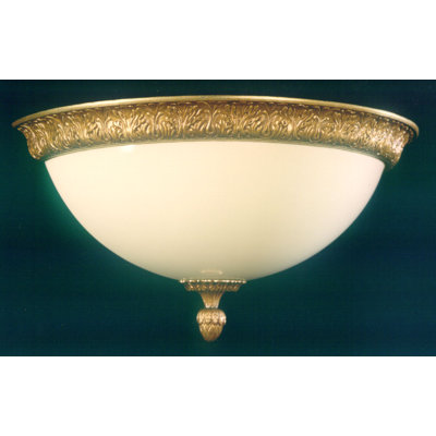 Crespin Glass Flush Mount
