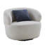 Fauteuil demi-tonneau pivotant, fauteuil simple