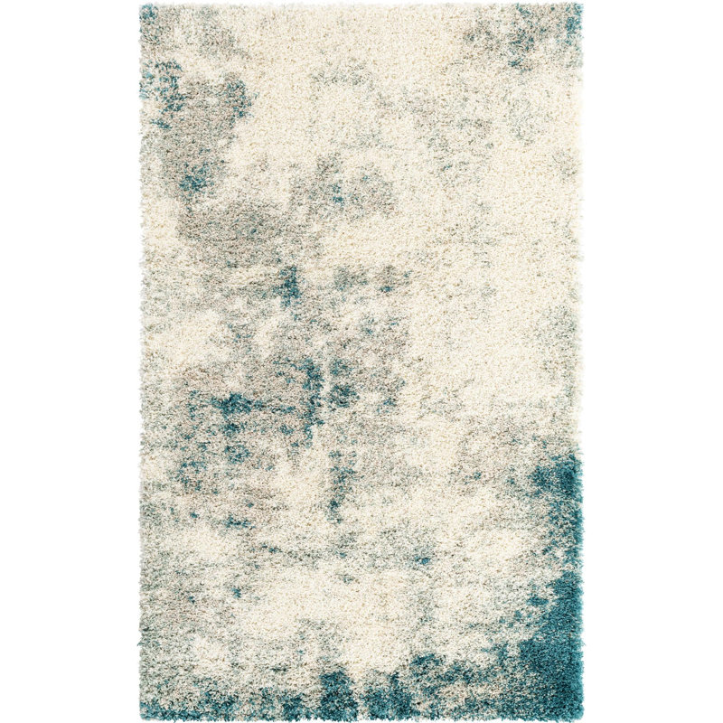Performance Abstract Indoor Rug, Rectangle 5'3" x 8'