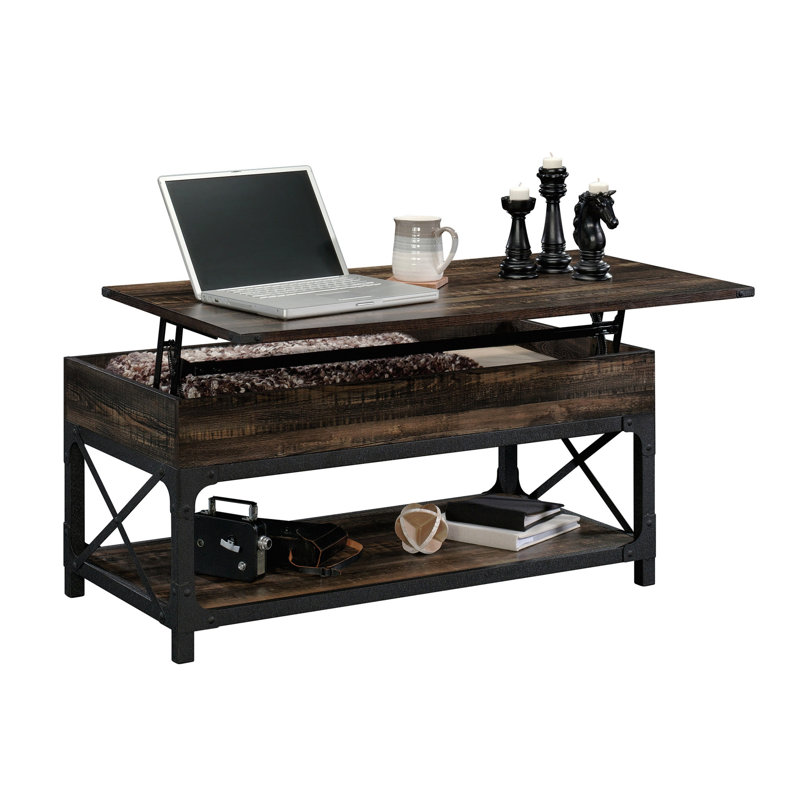 Table basse à plateau relevable