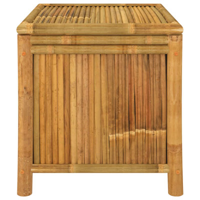 Bay Isle Home Abduljaleel 60cm W 900L Water Resistant Bamboo Solid Wood Deck Box in Brown