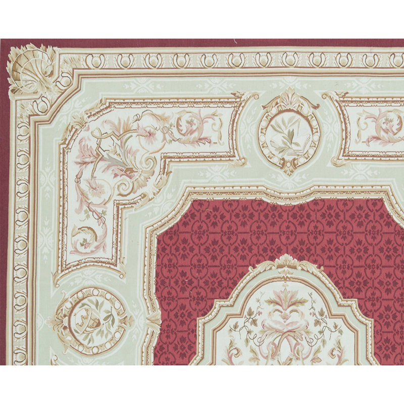 Aubusson Renaissance Wool Oriental Area Rug