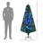 6' Tall Douglas Fir Pre-Lit Artificial Christmas Tree With Realistic Branches, 24 Multi-Colour LED Lights, Fibre Optics And 230 Tips