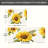 Sunflower Cluster, 2 Pcs Non Slip Kitchen Mats