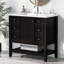 Meuble-lavabo 36 po avec lavabo en céramique-122308807