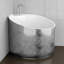 Nova 44.9'' L Freestanding Soaking Bathtub-1845431395
