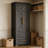 78.2" Tall Farmhouse Kitchen Pantry Cabinet with 8 Door Shelves