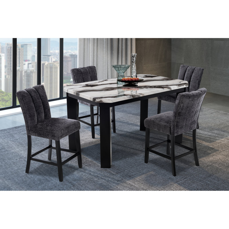 Ensemble de table et tabouret de bar Magaly
