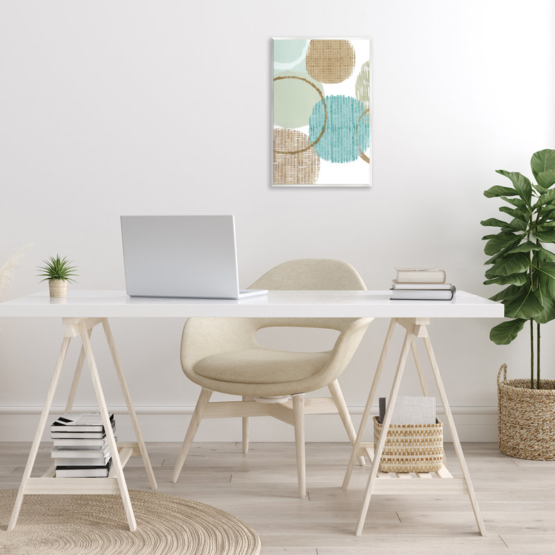 «Good Times Ahead Shapes» par Flora Kouta, H 19 po x l 13 po