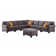 Kew Gardens Modular Corner Sectional with Ottoman