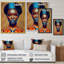 Exquiste «African Woman Design VII», reproduction sur toile-87370588-87370594