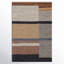 Pim Geometric Flatweave Brown/Light Beige/Medium Gray Area Rug-912195752