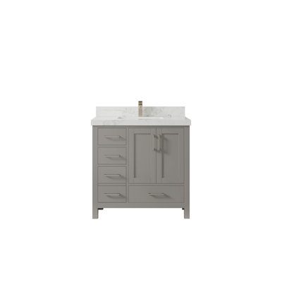 Malibu 36'' Single Bathroom Vanity with Top