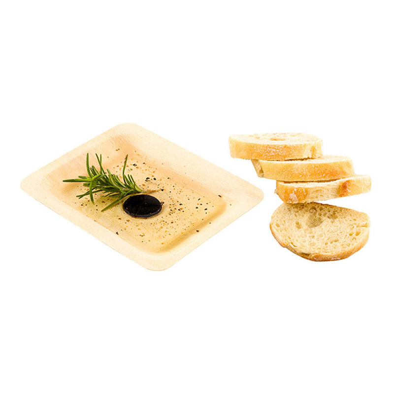 Restaurantware-4.8 x 3.5 Inch Wood Plates, 200 Round Disposable Wooden Plates - Durable, Sustainable, Poplar Wood Dinner Plates, Greaseproof, For Parties, Banquets, Catered Events Or Weddings