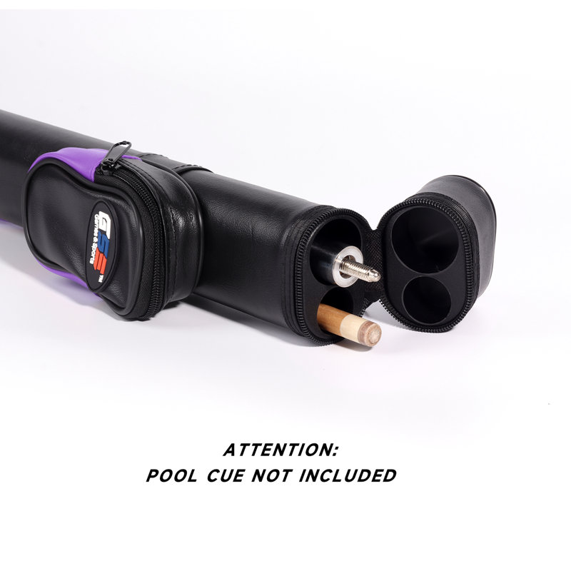 Étui de billard rigide 1x1 Deluxe, Noir / mauve