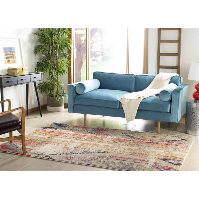Martz Abstract Hand Woven Area Rug, Rectangle 201 x 279 cm
