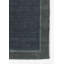 Tapis bleu / gris en laine touffeté à la main Beckton-2103932530